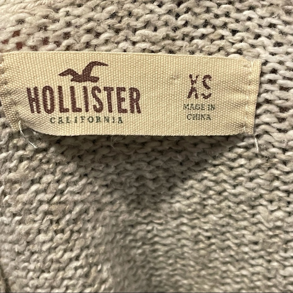 Hollister Knit Cardigan- Oatmeal XS - Picture 9 of 12
